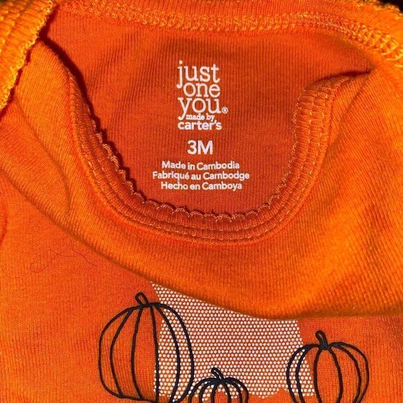 5 For $25 Carter's 3 Piece Halloween Outfit Baby Size 3 Months - Picture 2 of 6